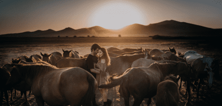 Wedding horse photography in Cappadocia